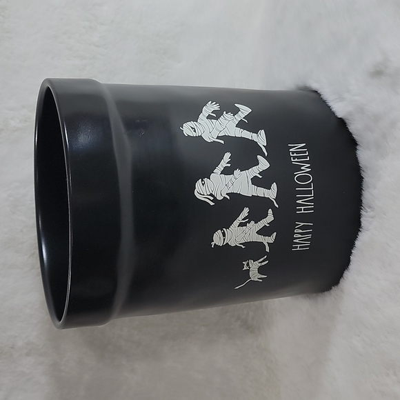 Rae Dunn - Happy Halloween Utensil Holder  8" Tall x 6½" Wide - Picture 1 of 3